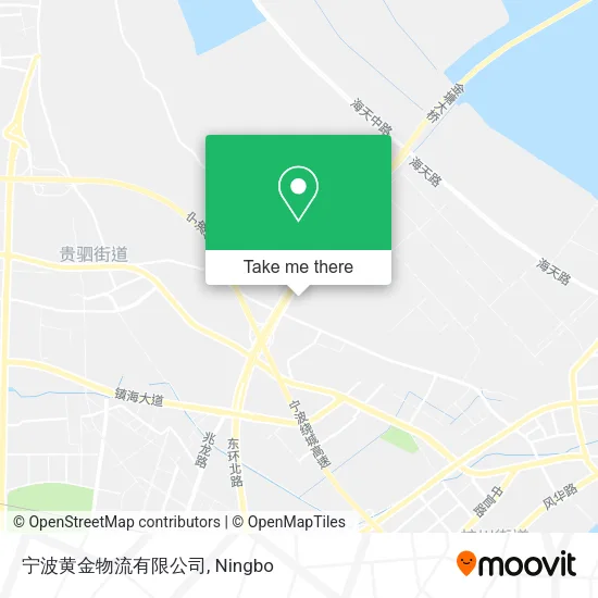 宁波黄金物流有限公司 map