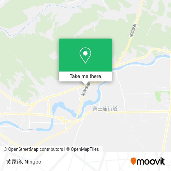 黄家谗 map