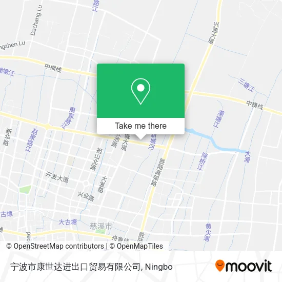 宁波市康世达进出口贸易有限公司 map