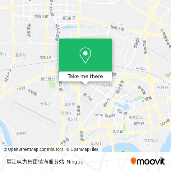 晨江电力集团镇海服务站 map