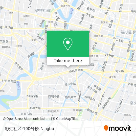 彩虹社区-100号楼 map