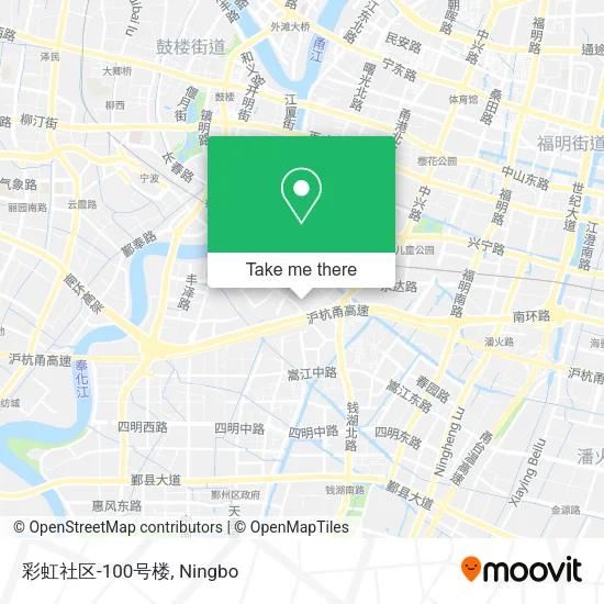 彩虹社区-100号楼 map