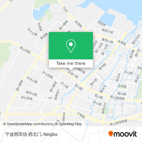 宁波西田信-西北门 map
