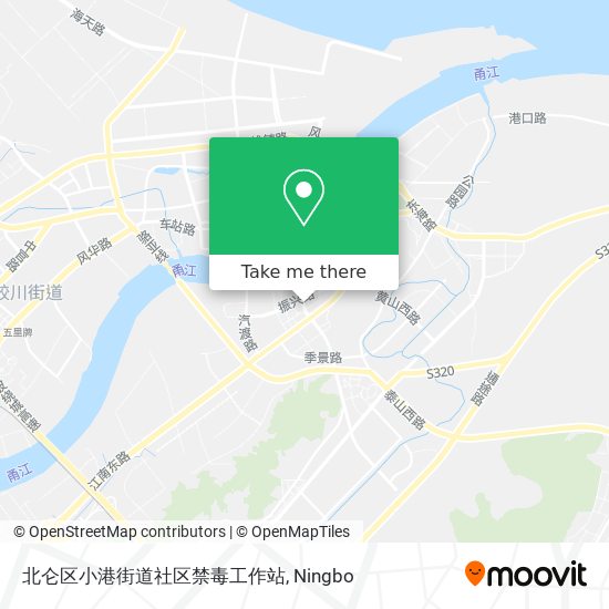 北仑区小港街道社区禁毒工作站 map