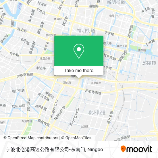 宁波北仑港高速公路有限公司-东南门 map
