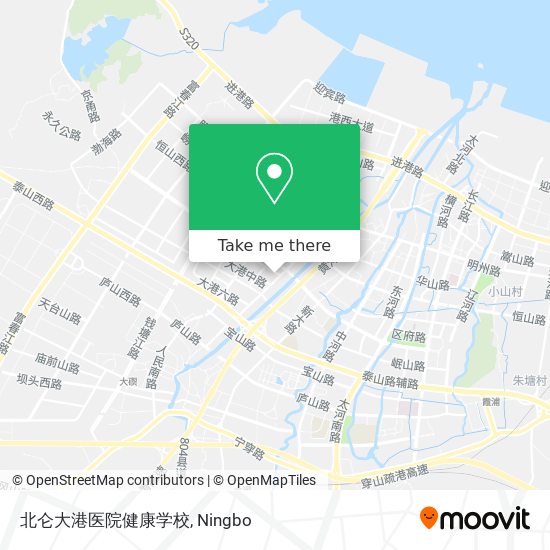 北仑大港医院健康学校 map