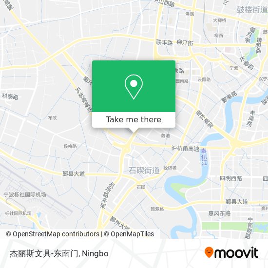 杰丽斯文具-东南门 map