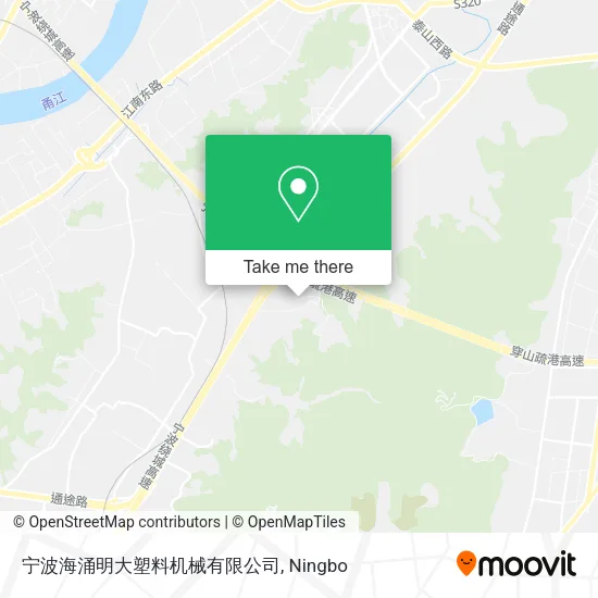 宁波海涌明大塑料机械有限公司 map