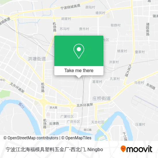 宁波江北海福模具塑料五金厂-西北门 map