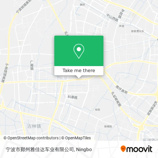 宁波市鄞州雅佳达车业有限公司 map