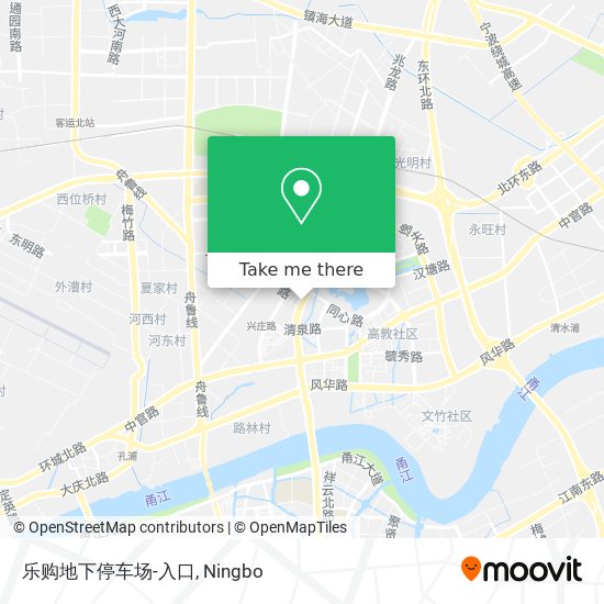 乐购地下停车场-入口 map