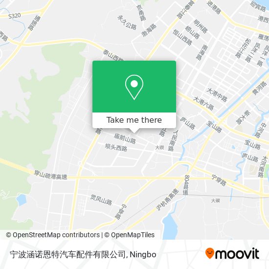 宁波涵诺恩特汽车配件有限公司 map