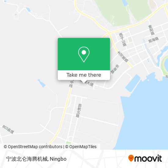 宁波北仑海腾机械 map