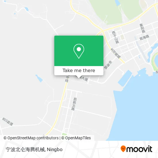 宁波北仑海腾机械 map