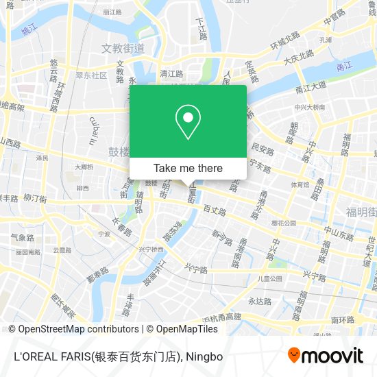 L'OREAL FARIS(银泰百货东门店) map