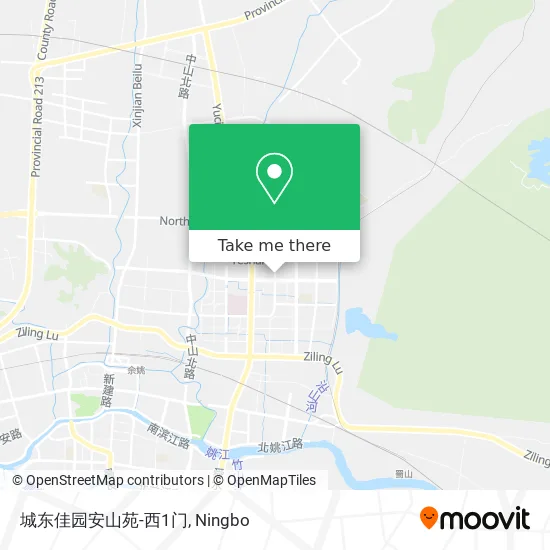 城东佳园安山苑-西1门 map