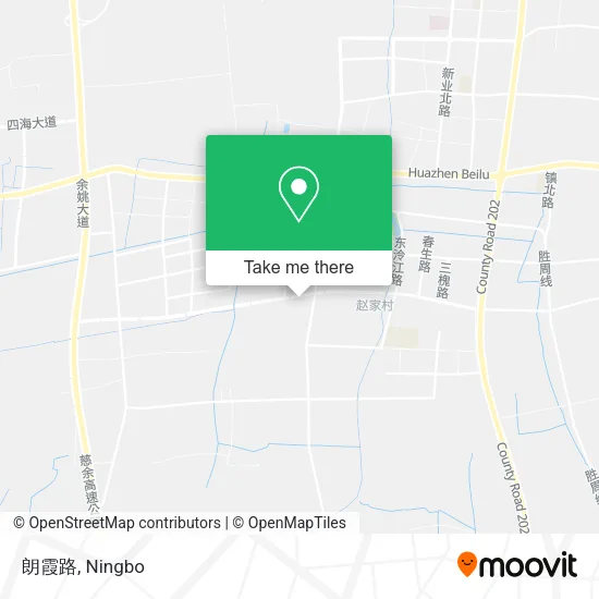 朗霞路 map