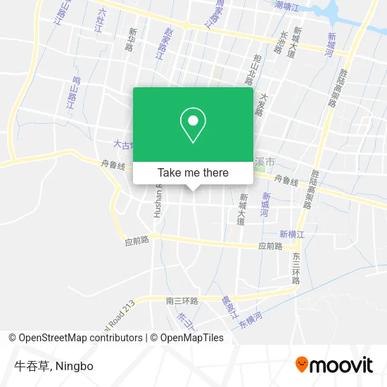 牛吞草 map