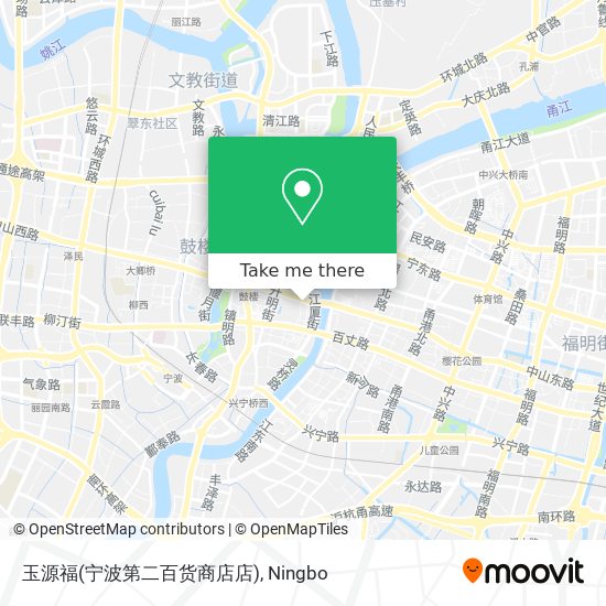 玉源福(宁波第二百货商店店) map