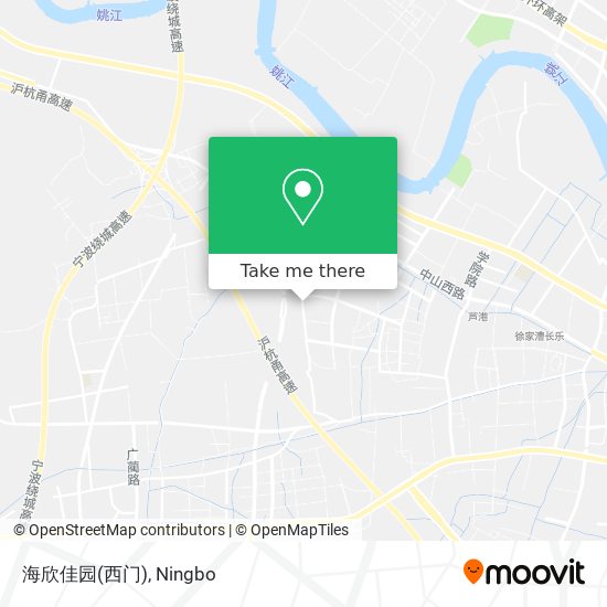 海欣佳园(西门) map