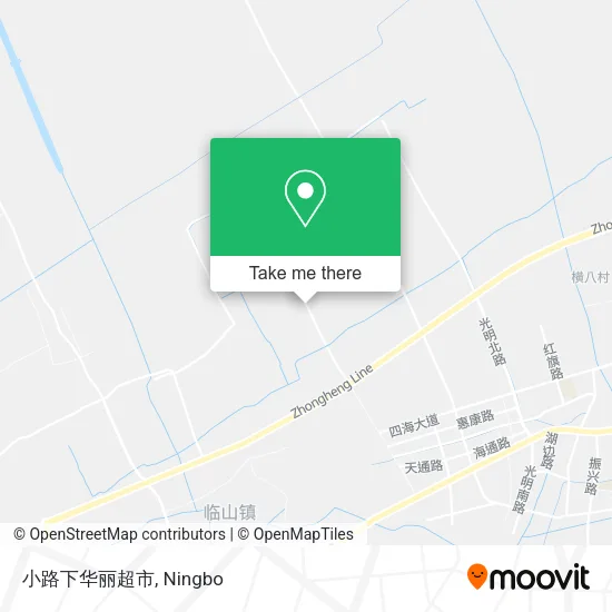 小路下华丽超市 map
