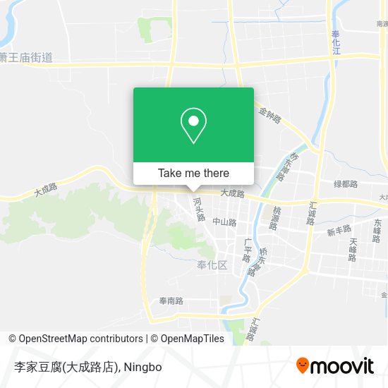 李家豆腐(大成路店) map
