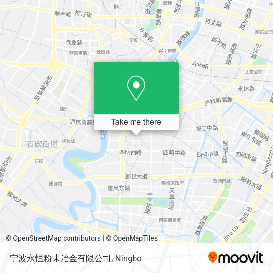 宁波永恒粉末冶金有限公司 map