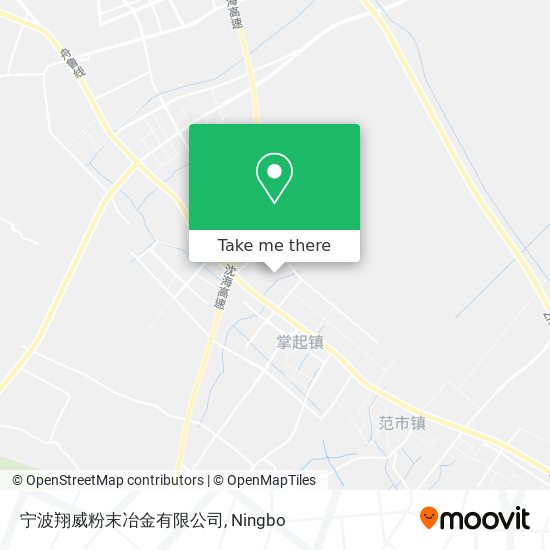 宁波翔威粉末冶金有限公司 map