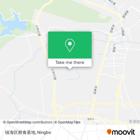 镇海区粮食基地 map