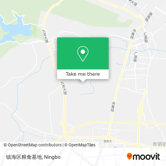 镇海区粮食基地 map