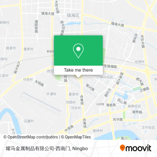 耀马金属制品有限公司-西南门 map