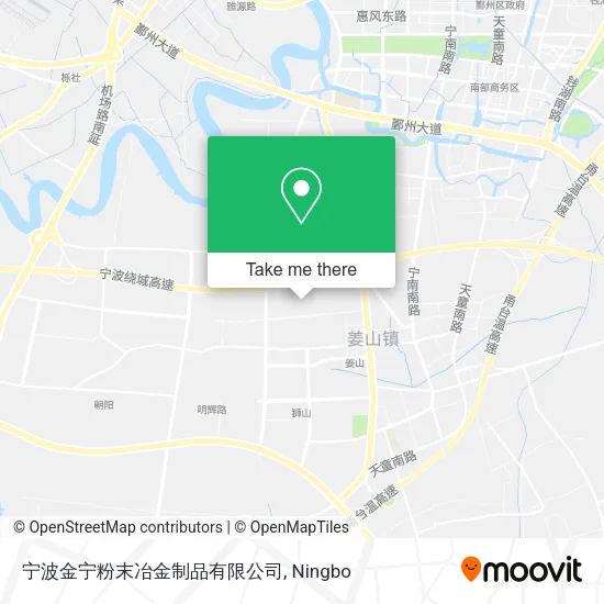 宁波金宁粉末冶金制品有限公司 map
