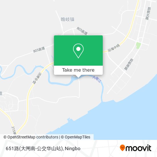 651路(大闸南-公交华山站) map