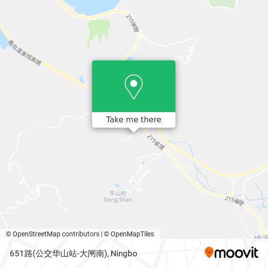 651路(公交华山站-大闸南) map
