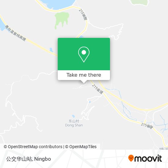 公交华山站 map