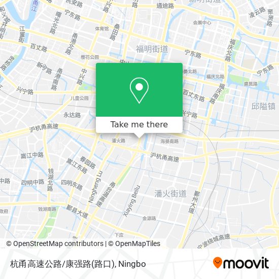 杭甬高速公路/康强路(路口) map
