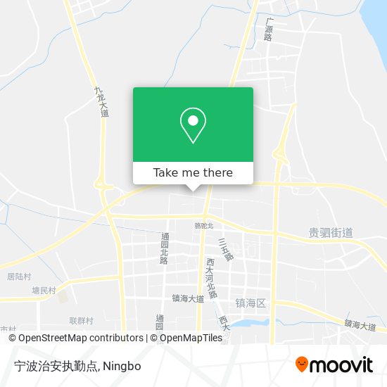 宁波治安执勤点 map