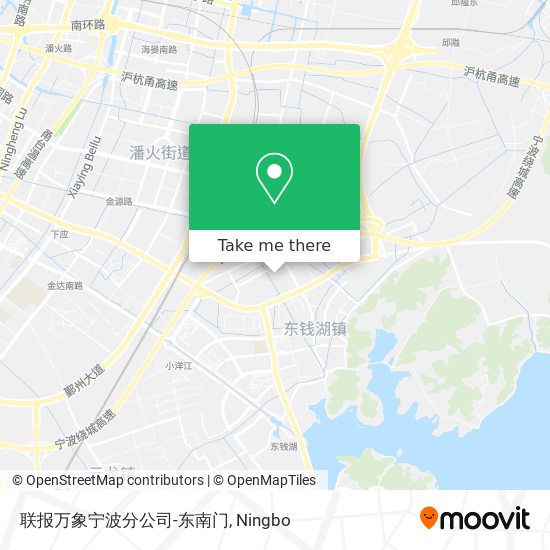联报万象宁波分公司-东南门 map