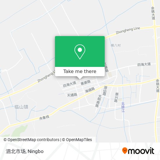泗北市场 map