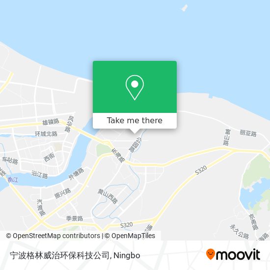 宁波格林威治环保科技公司 map