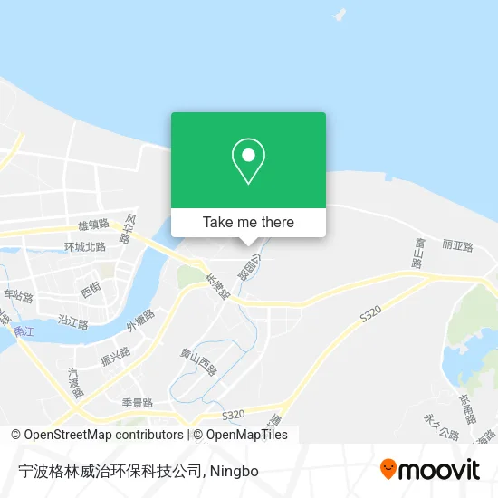 宁波格林威治环保科技公司 map
