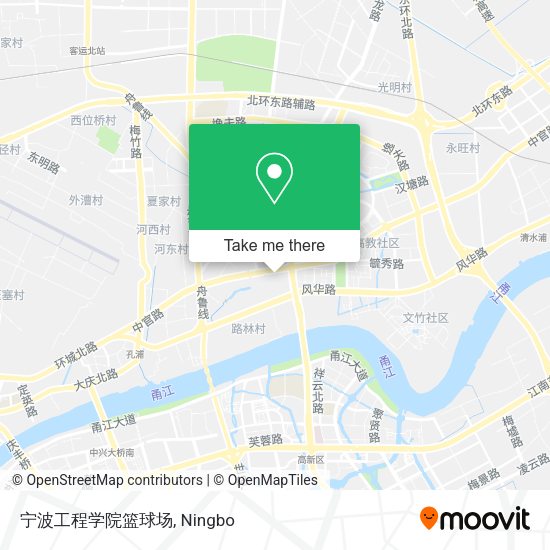 宁波工程学院篮球场 map