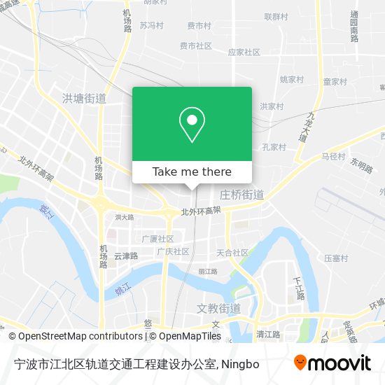 宁波市江北区轨道交通工程建设办公室 map