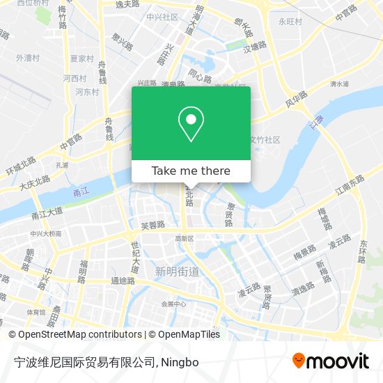 宁波维尼国际贸易有限公司 map