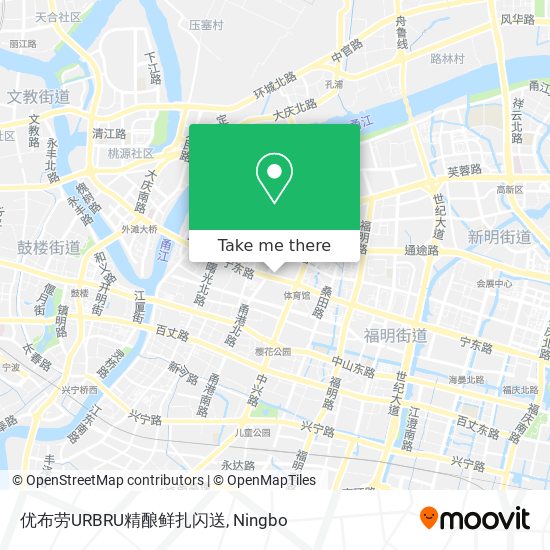 优布劳URBRU精酿鲜扎闪送 map