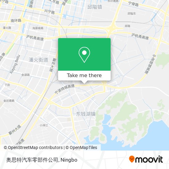 奥思特汽车零部件公司 map