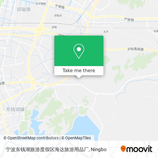 宁波东钱湖旅游度假区海达旅游用品厂 map