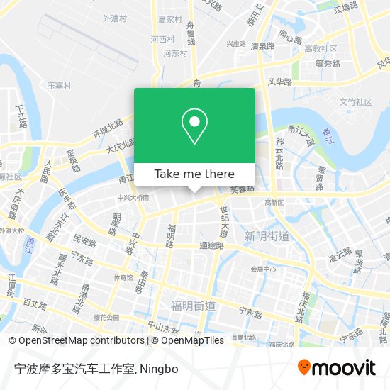 宁波摩多宝汽车工作室 map