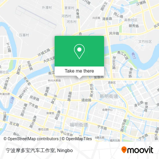 宁波摩多宝汽车工作室 map