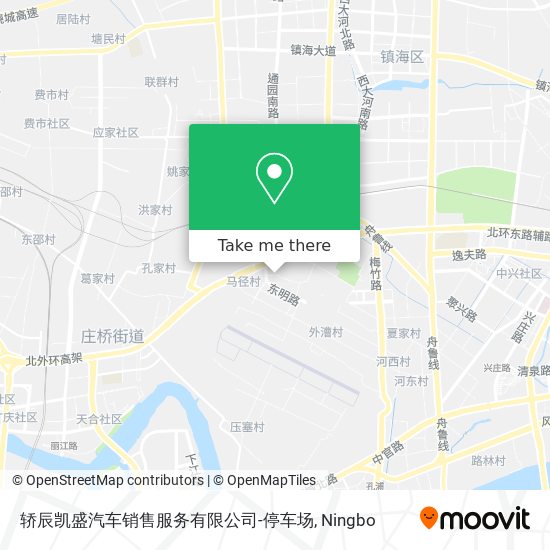 轿辰凯盛汽车销售服务有限公司-停车场 map